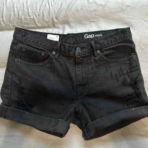 GAP boyfriend distressed shorts